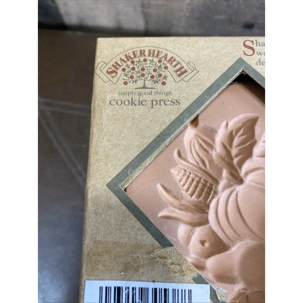 Shaker Hearth Cornucopia‎ Cookie Press 1997 Vintage New 3